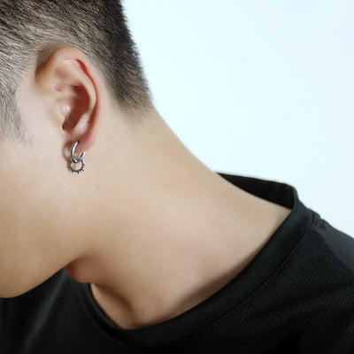Emilio® | Gear Hoop Earrings