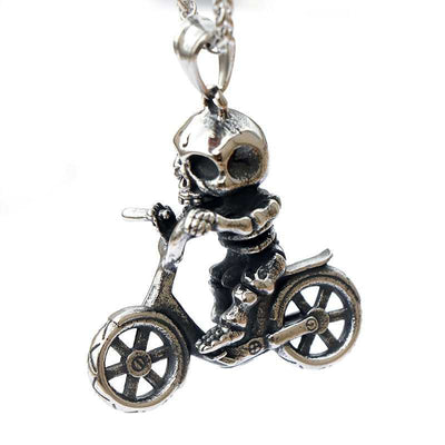 Darío® | Bicycle Skull Necklace