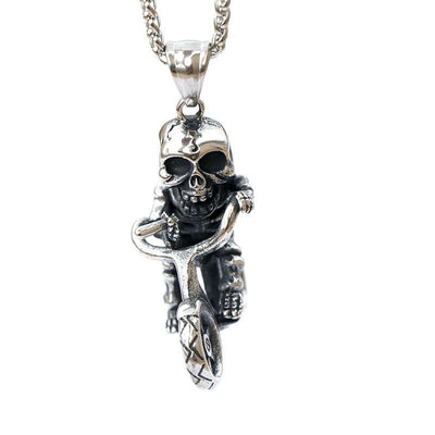 Darío® | Bicycle Skull Necklace