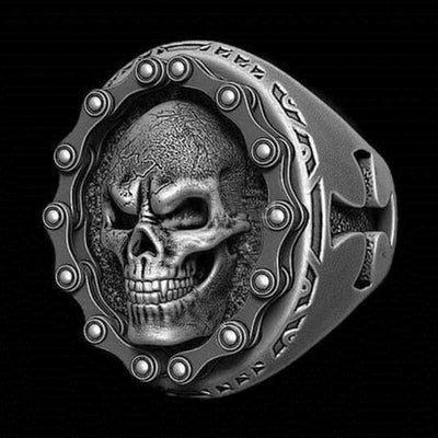 Jorge® | Titanium Steel Skull Chain Ring
